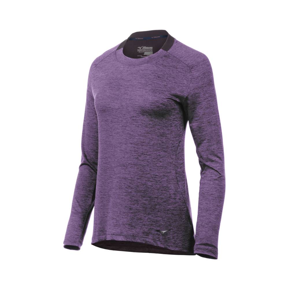 Damske Treningove Oblecenie Mizuno Alpha Long Sleeve Nachový Vypredaj BEZX91723